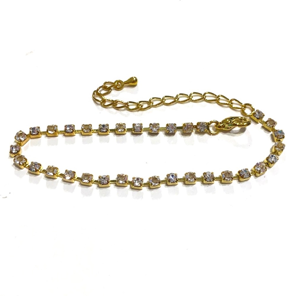 Tennis Bracelet Clear European Crystals